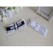 Оригінальні бутоньєрки "Black & White" Yanovska Wedding