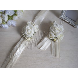 Комплект оригінальних бутоньєрок "Perfect Rose" Yanovska Wedding